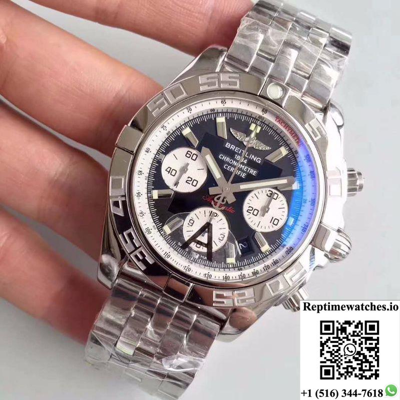 Breitling Chronomat 44Mm Ab011012/B967/375A Gf Factory Dark Blue Dial-Rep Time Watches
