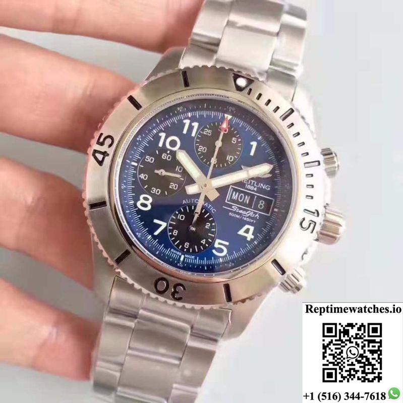 Breitling Superocean Chronograph Steelfish A13341C3/C893 Gf Factory Blue Dial-Rep Time Watches