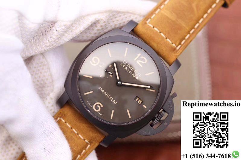 Panerai Luminor Marina 1950 3 Days Pam386 Vs Factory Black Dial-Rep Time Watches