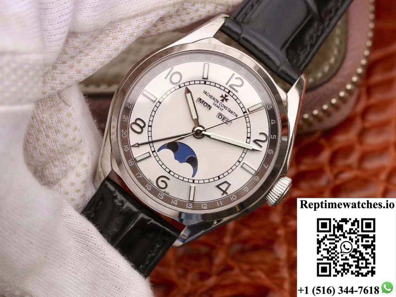 Vacheron Constantin Fiftysix Day-Date 4000E/000A-B439 White Dial-Rep Time Watches