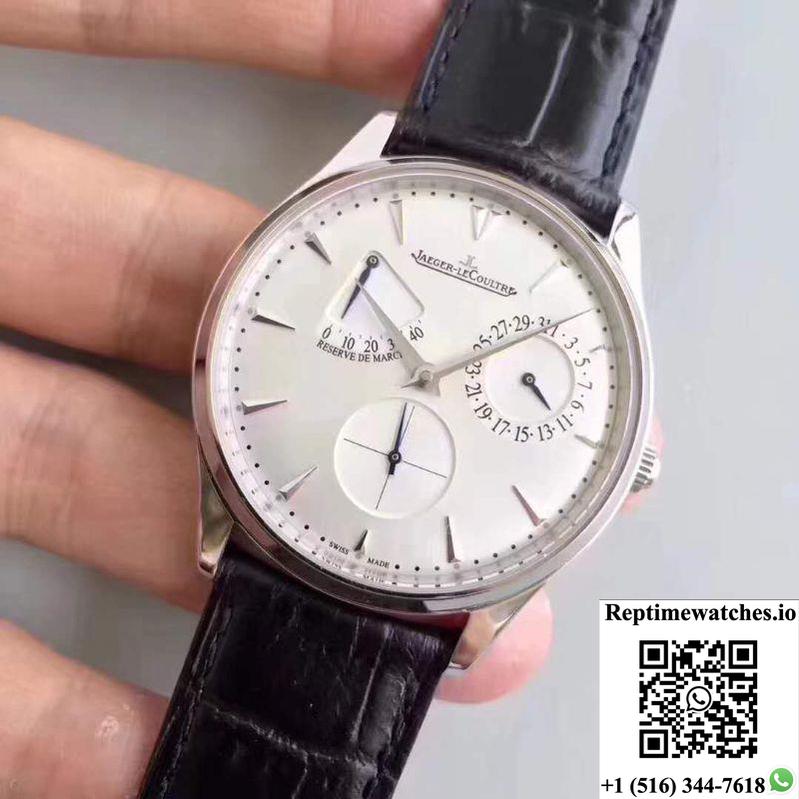 Jaeger-Lecoultre Master Ultra Thin Reserve De Marche 1378420 Zf Factory Silver Dial-Rep Time Watches