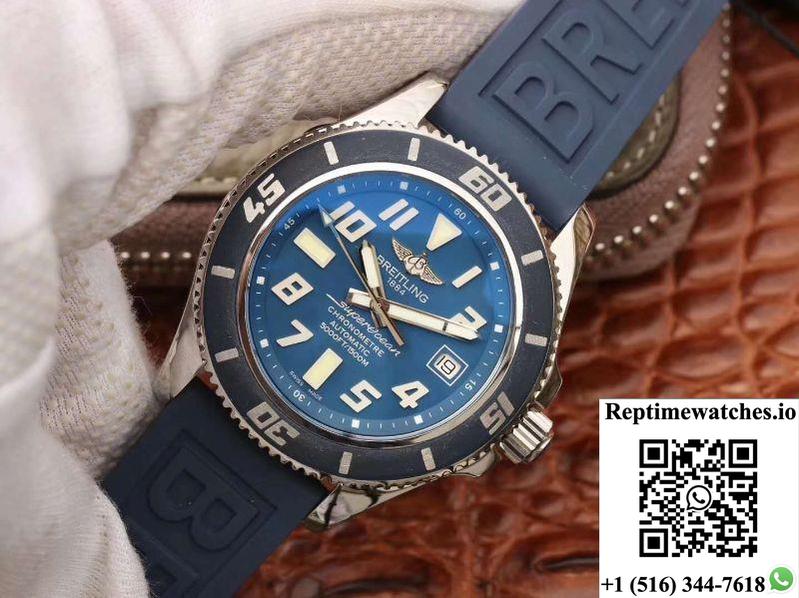 Breitling Superocean 42 A173643B/C868 Zf Factory Blue Dial-Rep Time Watches