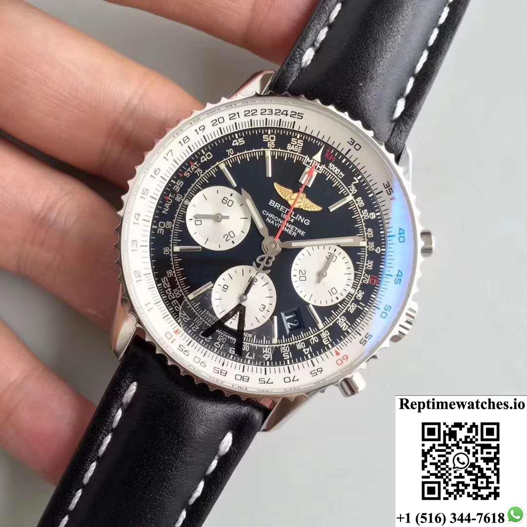 Breitling Navitimer Gmt Ab044121/Bd24/441X/A20Ba.1 Jf Factory Black Dial-Rep Time Watches