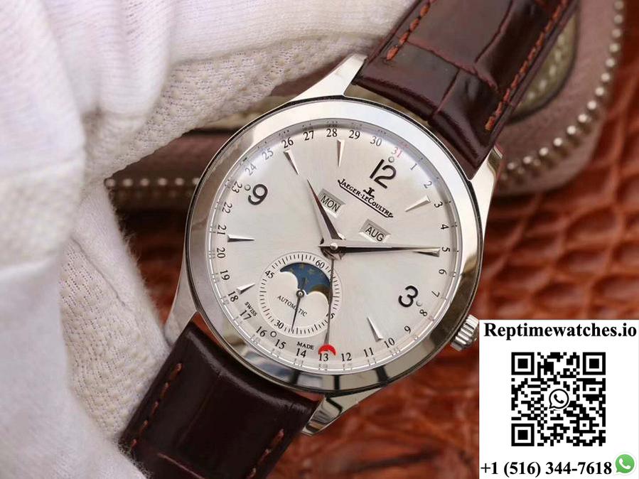 Jaeger-Lecoultre Master Calendar 1558420 Om Factory Silver Dial-Rep Time Watches