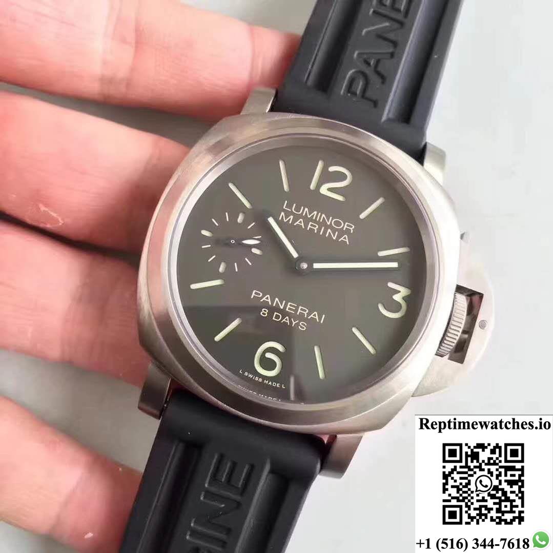 Panerai Luminor Pam510 Zf Factory Superlumed Grey Dial-Rep Time Watches