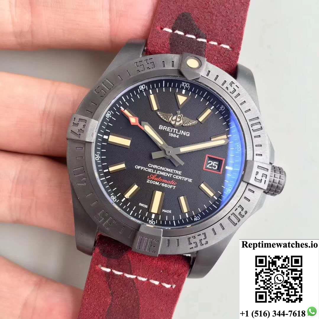 Breitling Avenger Blackbird V1731110/Bd74/109W/M20Basa.1 Gf Factory Black Dial-Rep Time Watches