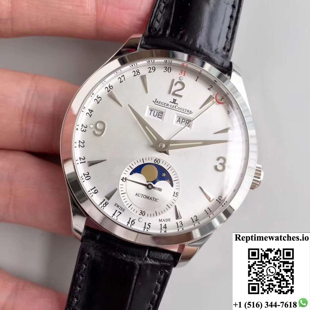 Jaeger-Lecoultre Master Calendar 1558420 Om Factory Silver Dial 39Mm-Rep Time Watches