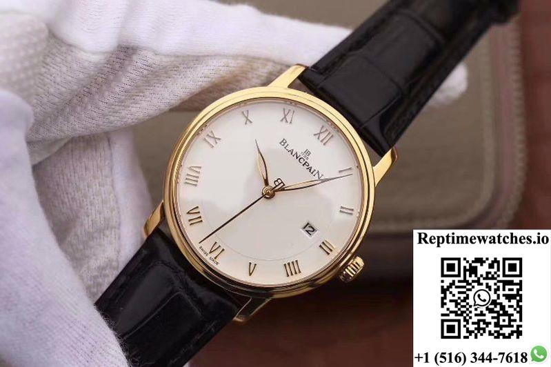 Blancpain Villeret Ultraplate 6651-3642-55 Zf Factory White Dial-Rep Time Watches