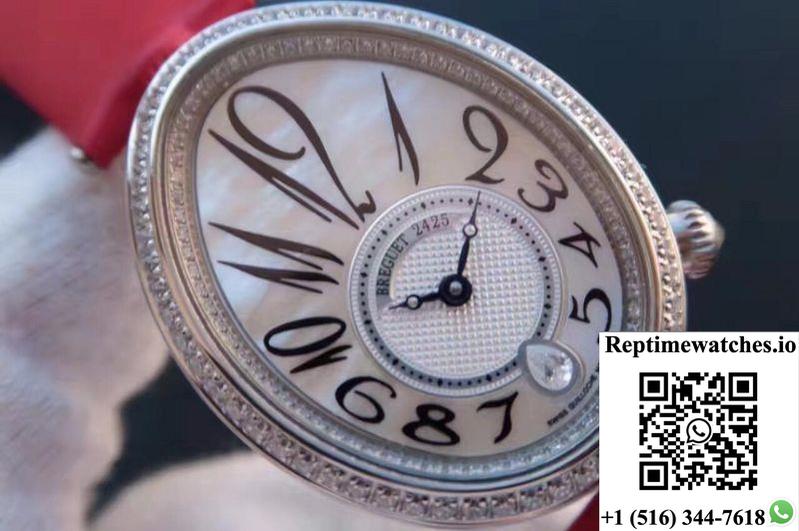 Breguet Ladies Reine De Naples 8918Bb/58/864/D00D White Dial-Rep Time Watches
