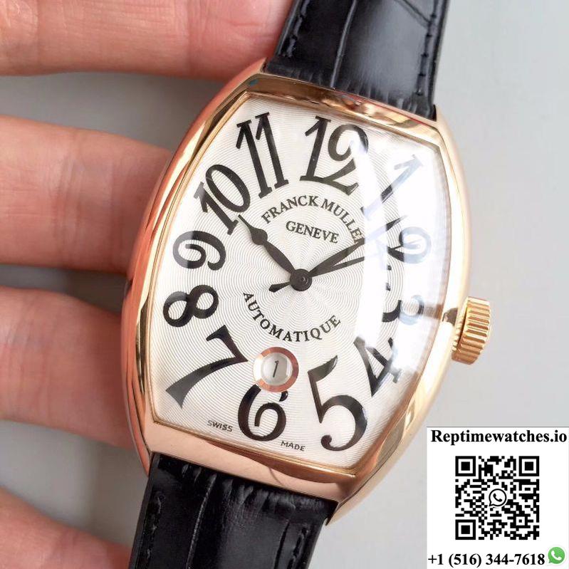 Franck Muller Casablanca Date 8880 C Dt Gf Factory V2 Silver Dial-Rep Time Watches