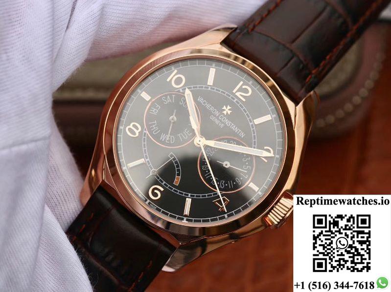 Vacheron Constantin Fiftysix Day-Date 4400E/000R/B436 Black Dial-Rep Time Watches