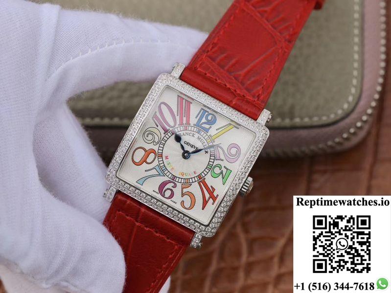 Franck Muller Master Square Ladies 6002 M Qz R Gf Factory White Dial-Rep Time Watches