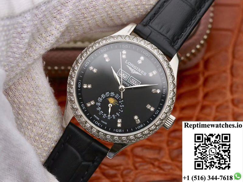 Longines Master Collection L2.503.0.83.3 Tw Factory Black Dial-Rep Time Watches