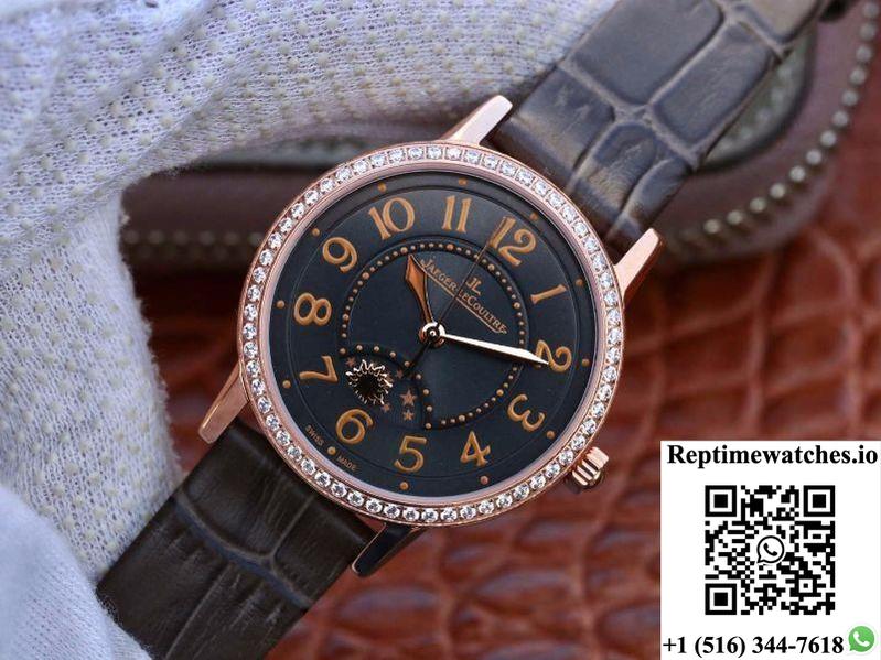 Jaeger-Lecoultre Ladies Rendez Vous Dating Q3442450 Grey Dial-Rep Time Watches