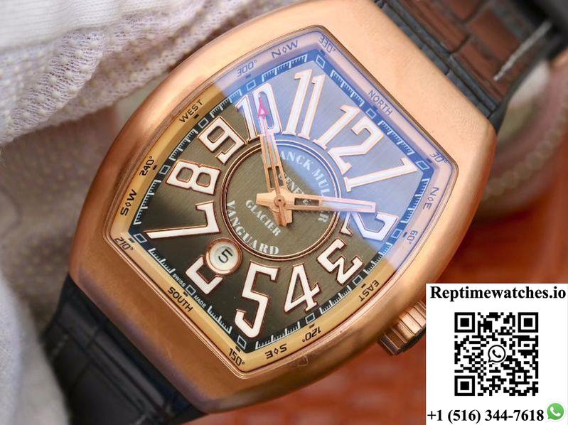 Franck Muller Vanguard V45-01 Gray Dial-Rep Time Watches