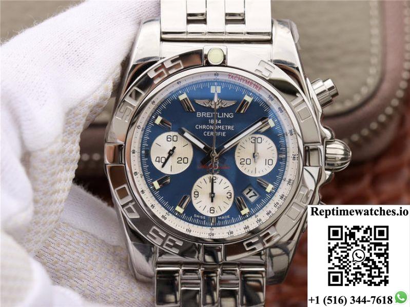 Breitling Chronomat 44Mm Ab011012/C788/435X/A20Ba.1 Gf Factory Blue Dial-Rep Time Watches
