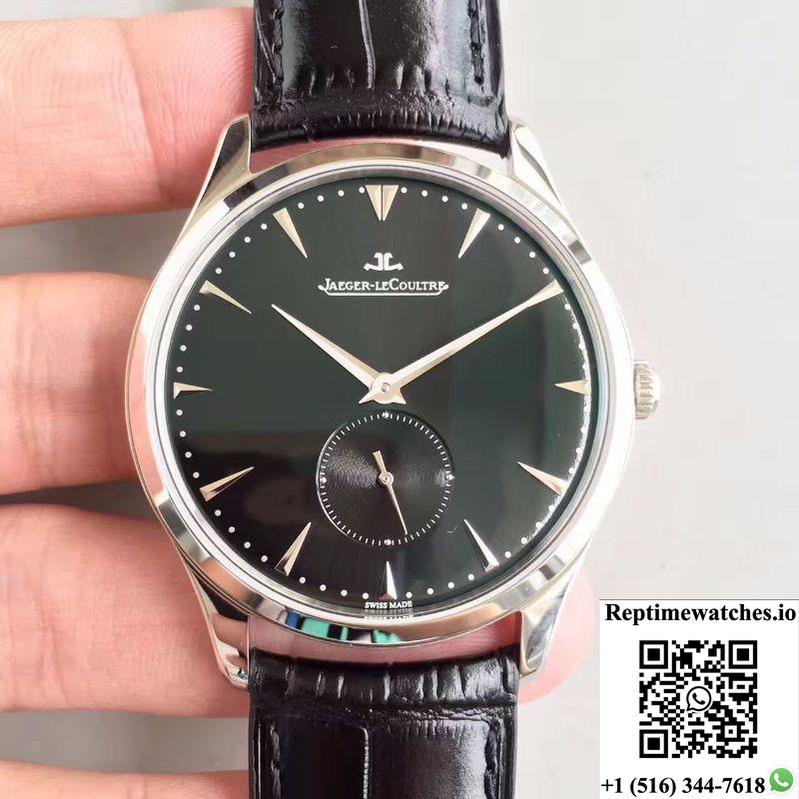 Jaeger-Lecoultre Master Ultra-Thin Q1358470 Zf Factory Black Dial-Rep Time Watches