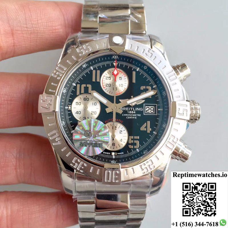 Breitling Avenger Ii A1338111/C870/158S/A20S.1 43Mm Gf Factory Blue Dial-Rep Time Watches
