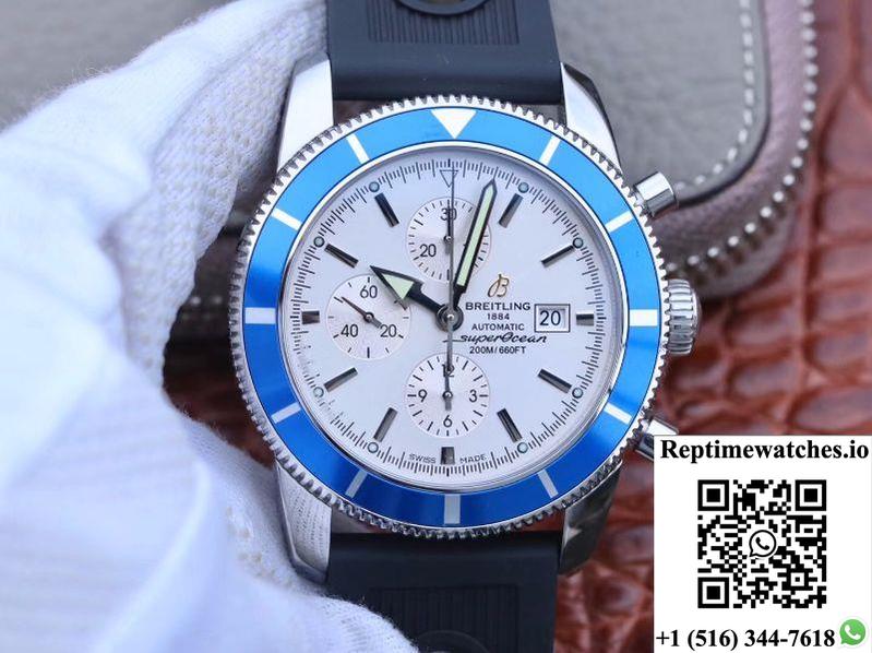 Breitling Superocean Heritage Ii 46Mm A1331217 Om Factory White Dial-Rep Time Watches