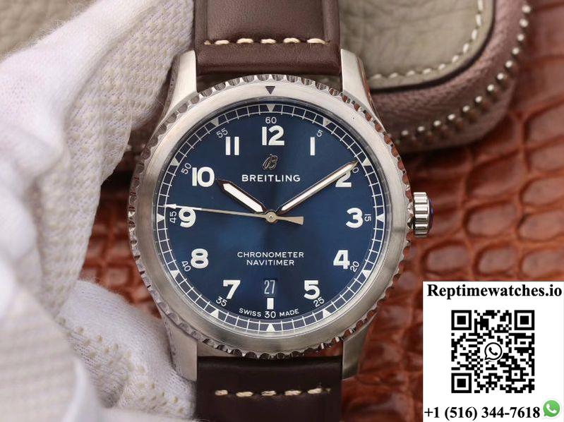 Breitling Navitimer 08 A17314101C1X1 Zf Factory Blue Dial-Rep Time Watches