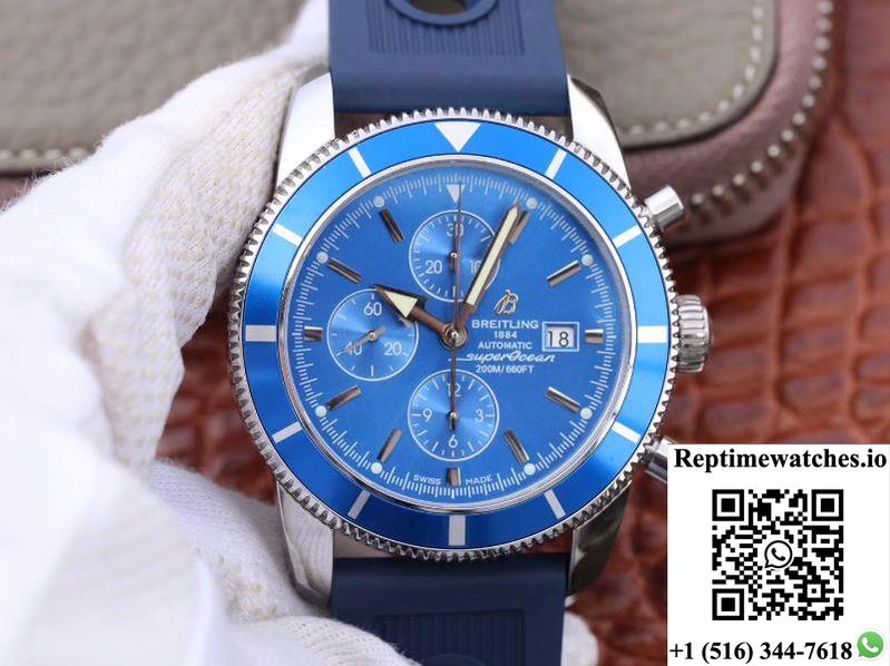 Breitling Superocean Heritage Ii Chronograph A1331216 Om Factory Blue Dial-Rep Time Watches