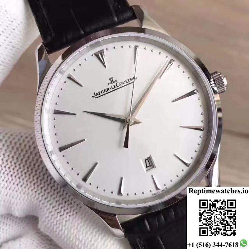 Jaeger-Lecoultre Master Ultra Thin Date 1288420 Zf Factory Silver Dial-Rep Time Watches