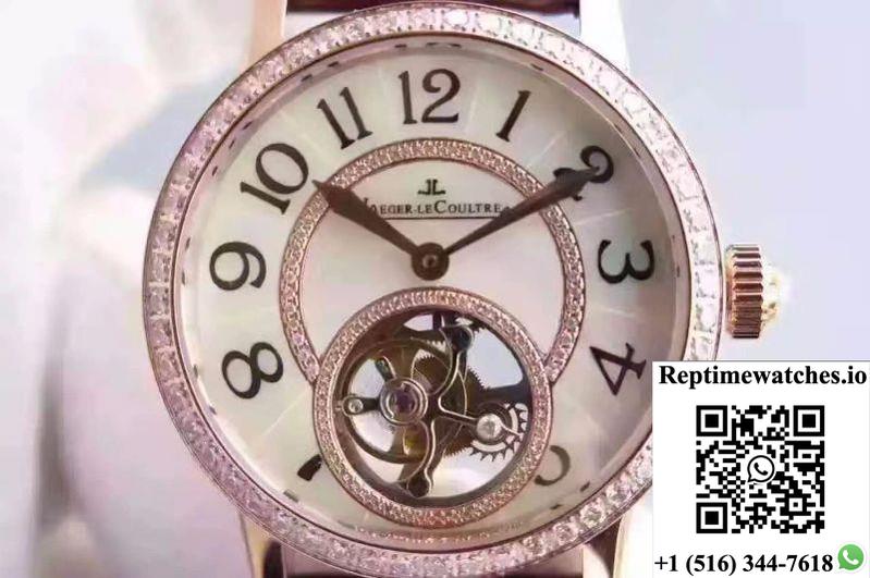 Jaeger-Lecoultre Rendez-Vous Tourbillon 3412405 White Mother Of Pearl Dial-Rep Time Watches