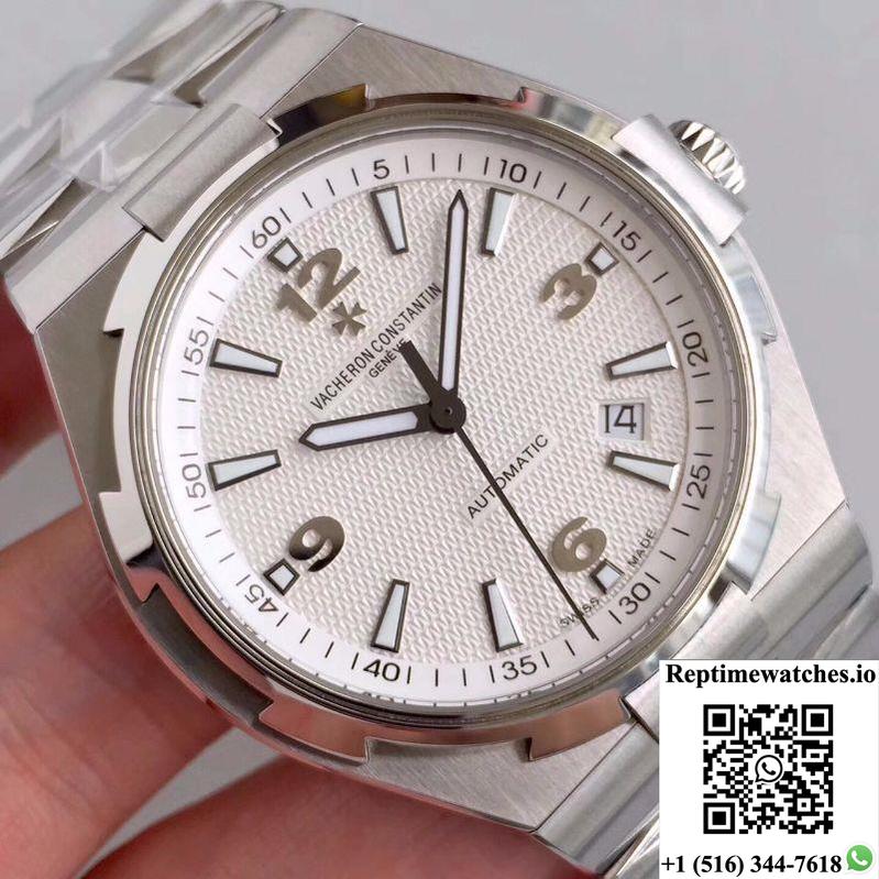 Vacheron Constantin Overseas 47040 Stainless Steel Bracelet Jj Factory White Dial-Rep Time Watches