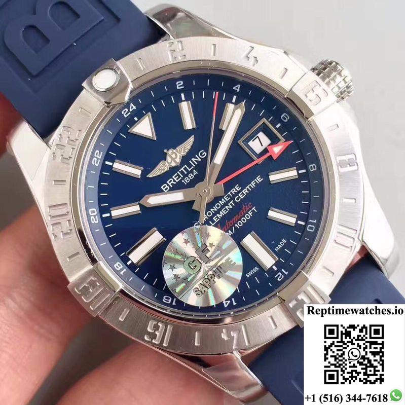 Breitling Avenger Ii Gmt A3239011/Bc35/170A Gf Factory Blue Dial-Rep Time Watches