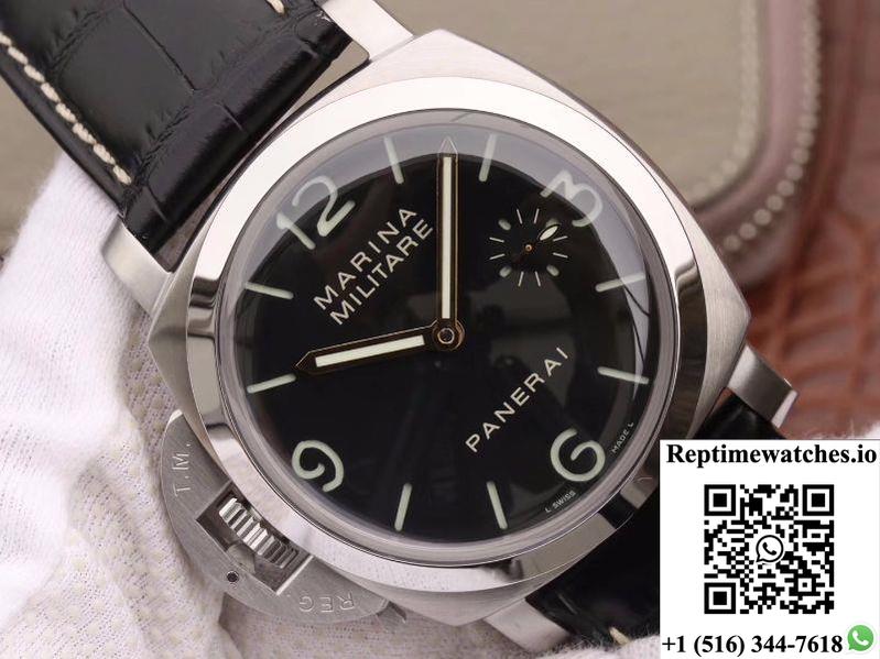 Panerai Luminor Marina Militare Pam 217 Xf Factory Black Dial-Rep Time Watches