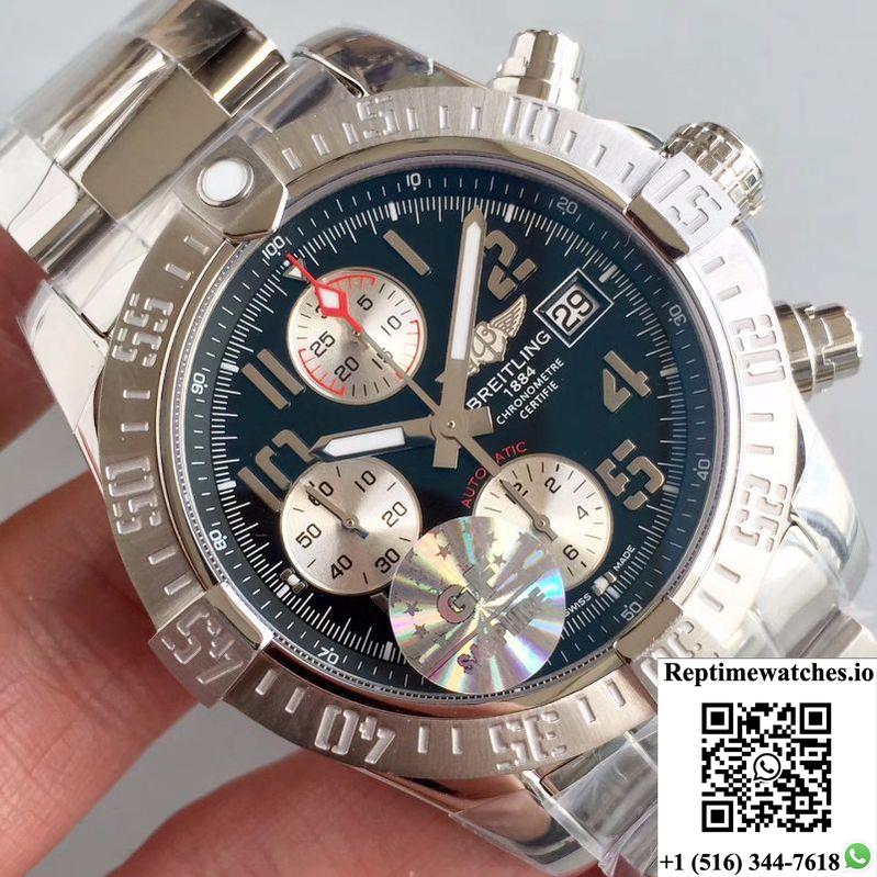 Breitling Avenger Ii A1338111/C870/158S/A20S.1 43Mm Gf Factory Blue Dial-Rep Time Watches