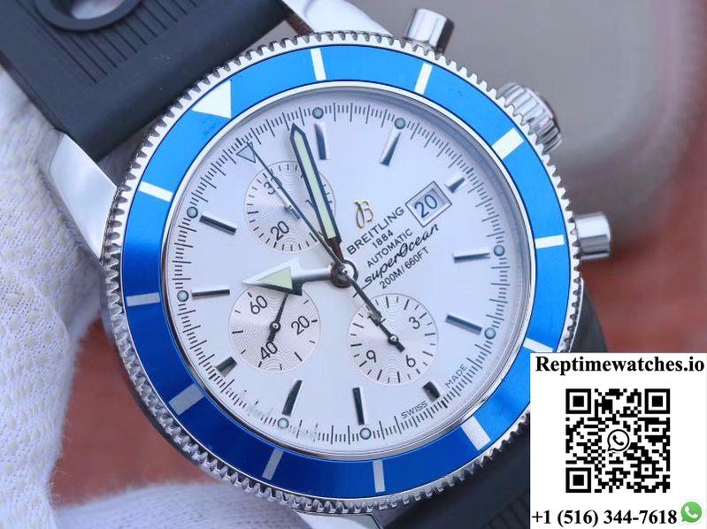 Breitling Superocean Heritage Ii 46Mm A1331217 Om Factory White Dial-Rep Time Watches