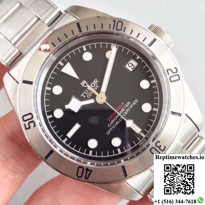 Tudor Heritage Black Bay Steel 79730-0001 Zf Factory Black Dial-Rep Time Watches