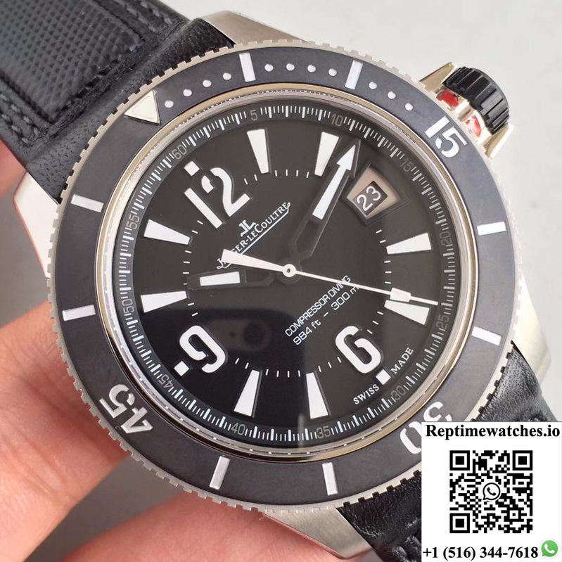 Jaeger-Lecoultre Master Compressor Navy Seals Q2018670 Limited Edition Noob Factory Black Dial-Rep Time Watches