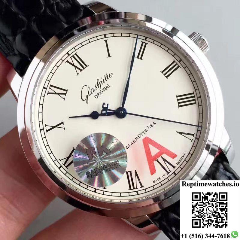 Glashutte Original Senator Excellence 1-39-52-01-02-04 V4 Stainless Steel Case White Dial Fk Factory-Rep Time Watches