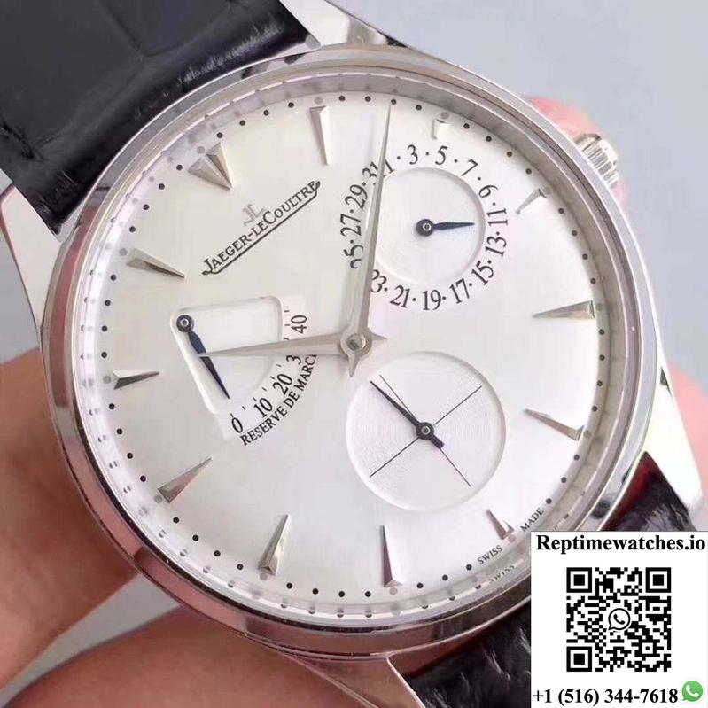 Jaeger-Lecoultre Master Ultra Thin Reserve De Marche 1378420 Zf Factory Silver Dial-Rep Time Watches