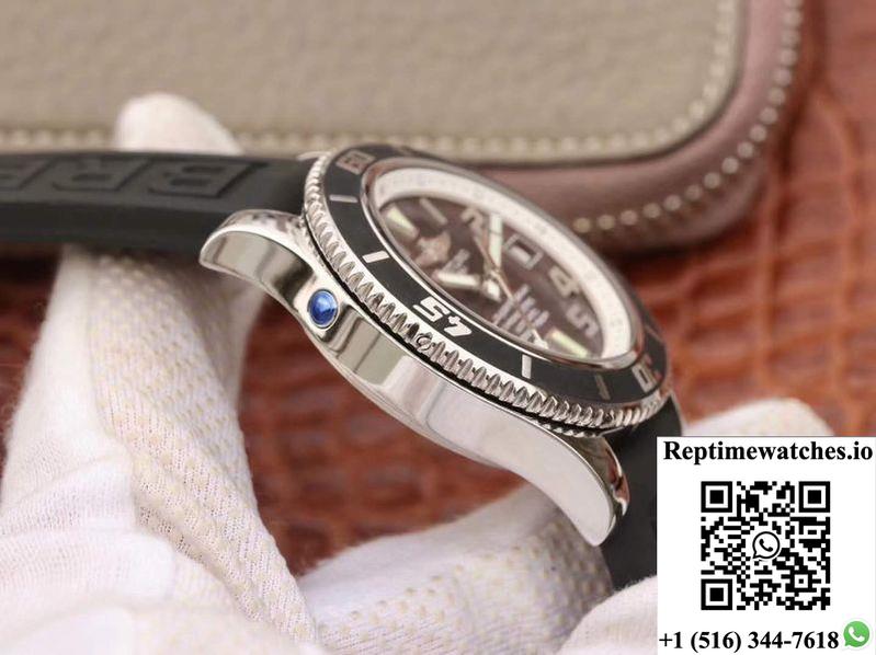 Breitling Superocean 42 Abyss White A1736402/Ba29 Zf Factory Black Dial-Rep Time Watches