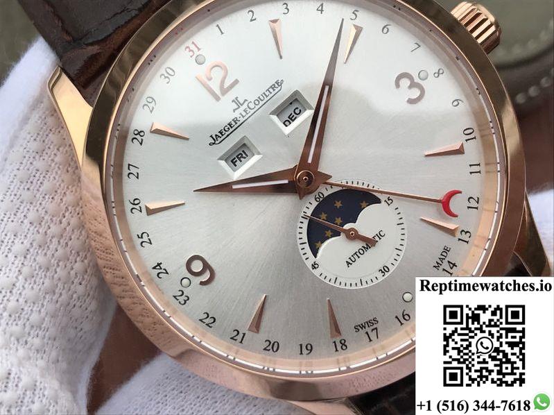 Jaeger-Lecoultre Master Calendar 1552520 Km Facrory Silver Dial-Rep Time Watches