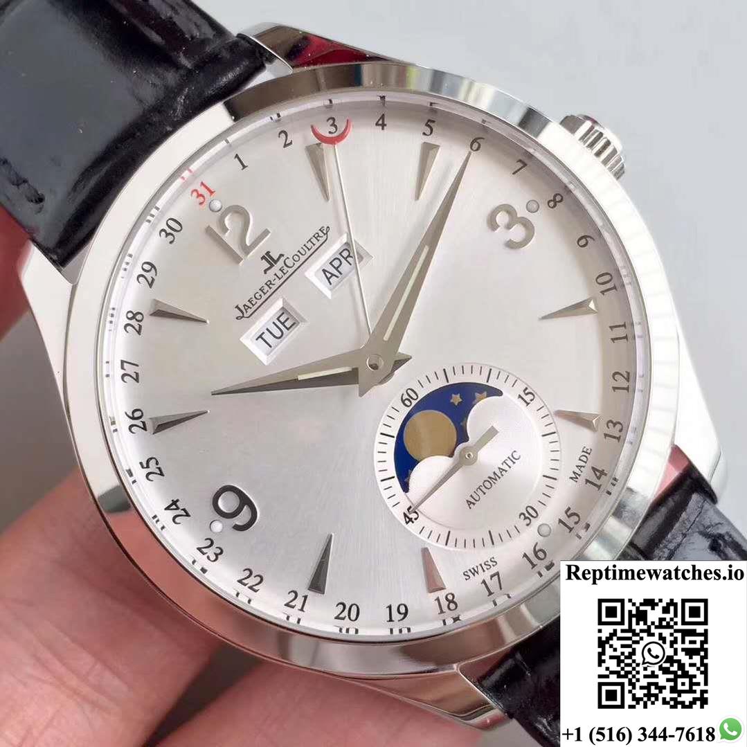 Jaeger-Lecoultre Master Calendar 1558420 Om Factory Silver Dial 39Mm-Rep Time Watches