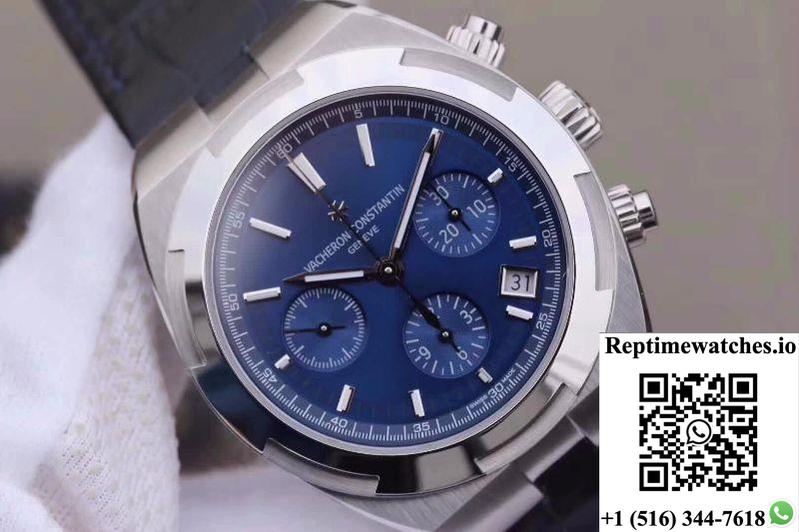 Vacheron Constantin Overseas Chronograph 5500V/110A-B148 8F Factory Blue Dial-Rep Time Watches