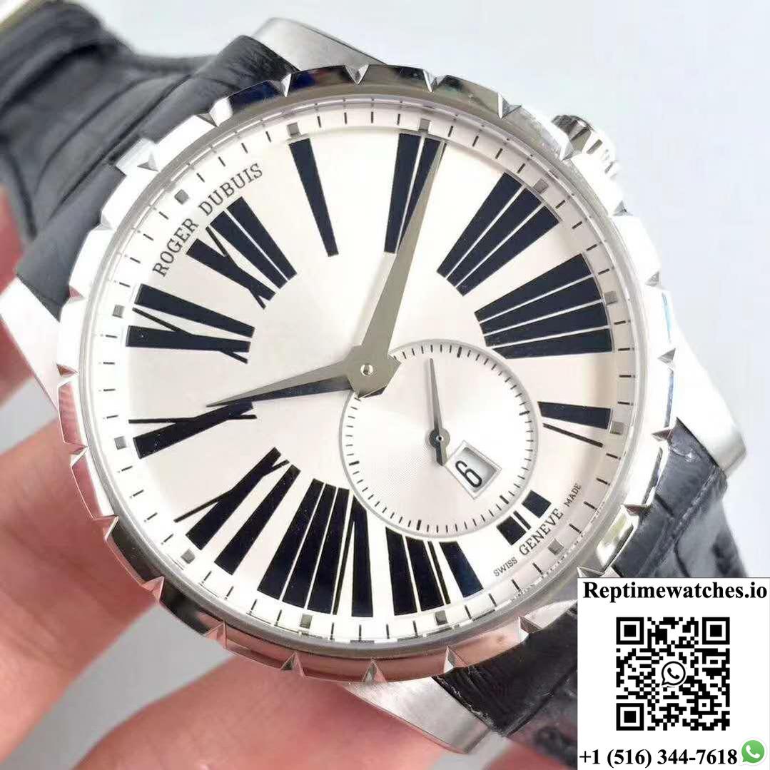 Roger Dubuis Excalibur 42Mm Automatic Rddbex0536 Silver Dial-Rep Time Watches