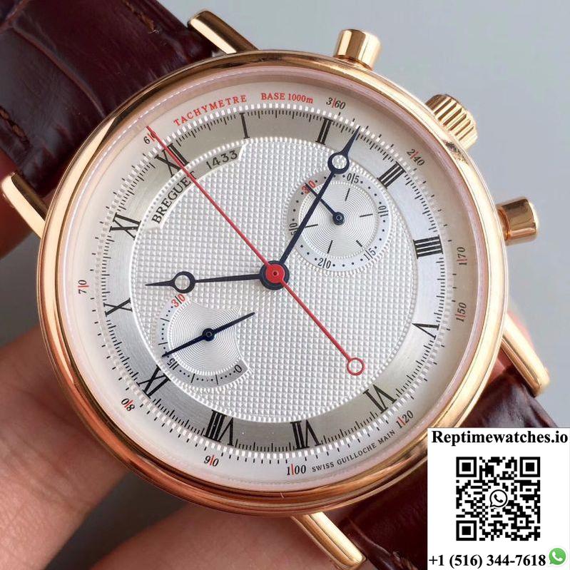 Breguet Classique 5287Br/12/9Zu White Dial-Rep Time Watches