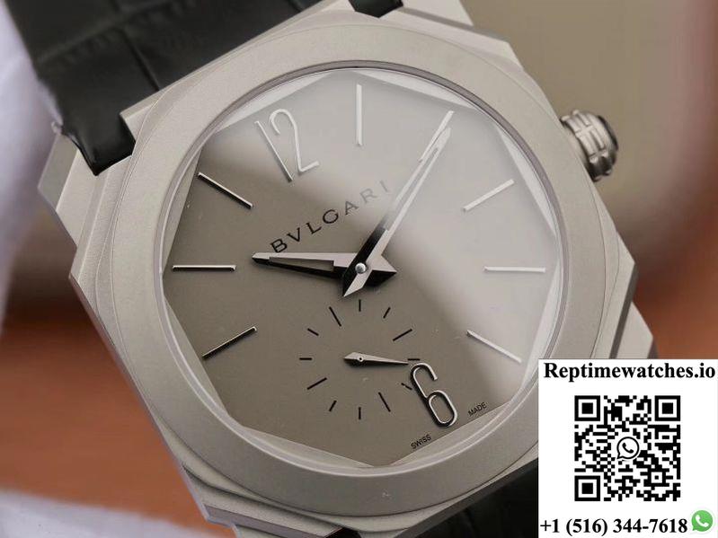 Bvlgari Octo Finissimo Extra Thin Automatic 103035 Gray Dial-Rep Time Watches