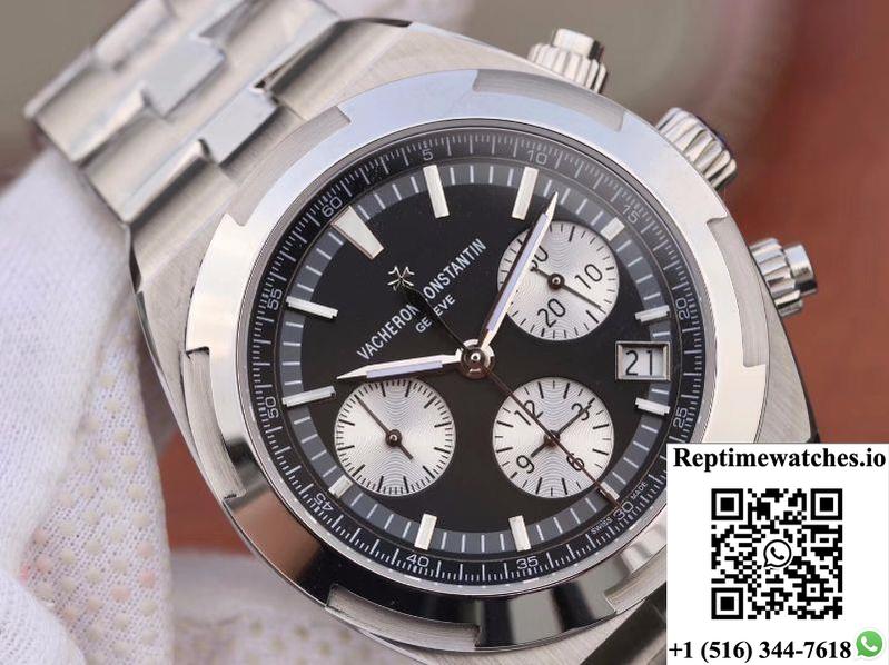 Vacheron Constantin Overseas 5500V/110A-B481 8F Factory Black Dial-Rep Time Watches