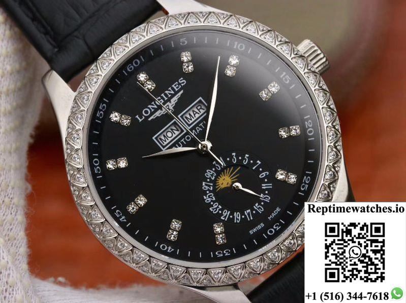 Longines Master Collection L2.503.0.83.3 Tw Factory Black Dial-Rep Time Watches
