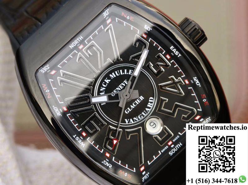 Franck Muller Vanguard V45-05 Black Dial-Rep Time Watches