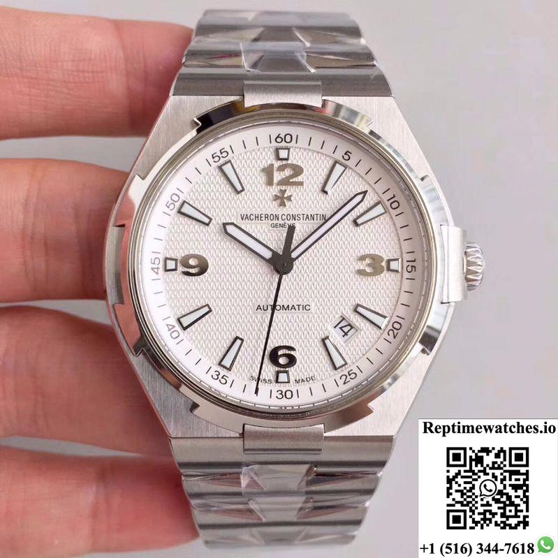 Vacheron Constantin Overseas 47040 Stainless Steel Bracelet Jj Factory White Dial-Rep Time Watches