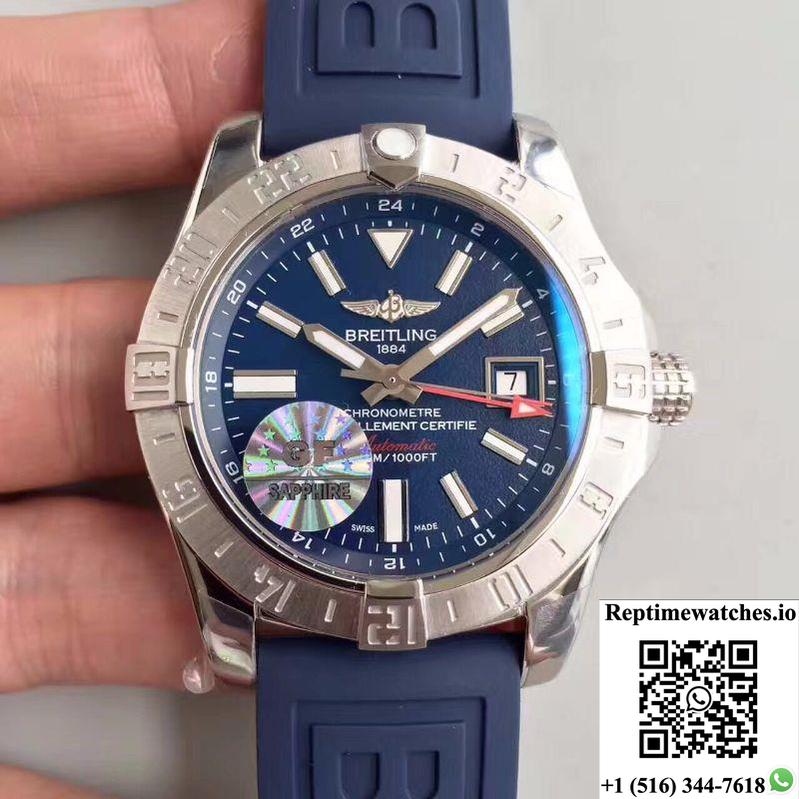 Breitling Avenger Ii Gmt A3239011/Bc35/170A Gf Factory Blue Dial-Rep Time Watches