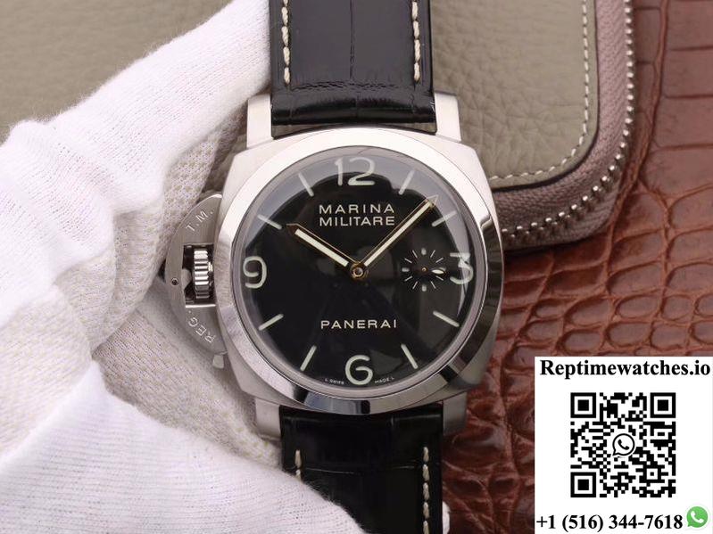 Panerai Luminor Marina Militare Pam 217 Xf Factory Black Dial-Rep Time Watches