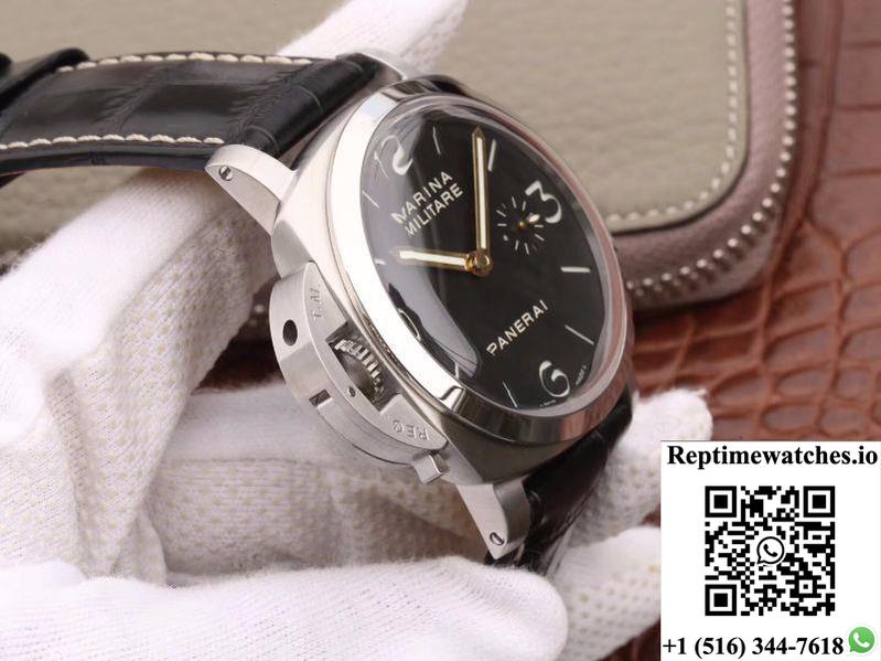 Panerai Luminor Marina Militare Pam 217 Xf Factory Black Dial-Rep Time Watches